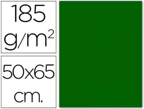 Cartolina guarro 50x65 cm 185 gr verde bilhar , Guarro , 12671 , 3148954223346